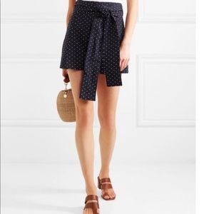 NWT. J. Crew blue and white cotton shorts